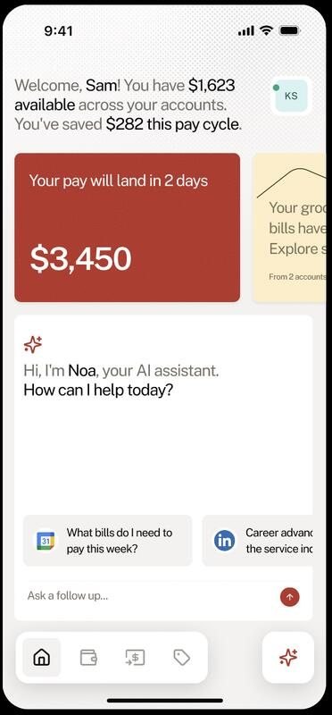 ADP+ home with Noa AI assistant