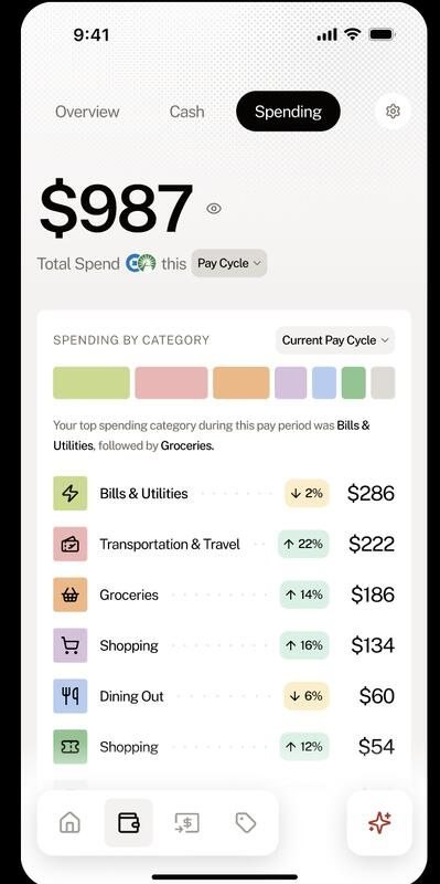 ADP+ spending by category