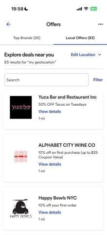 Local business offers in ADP